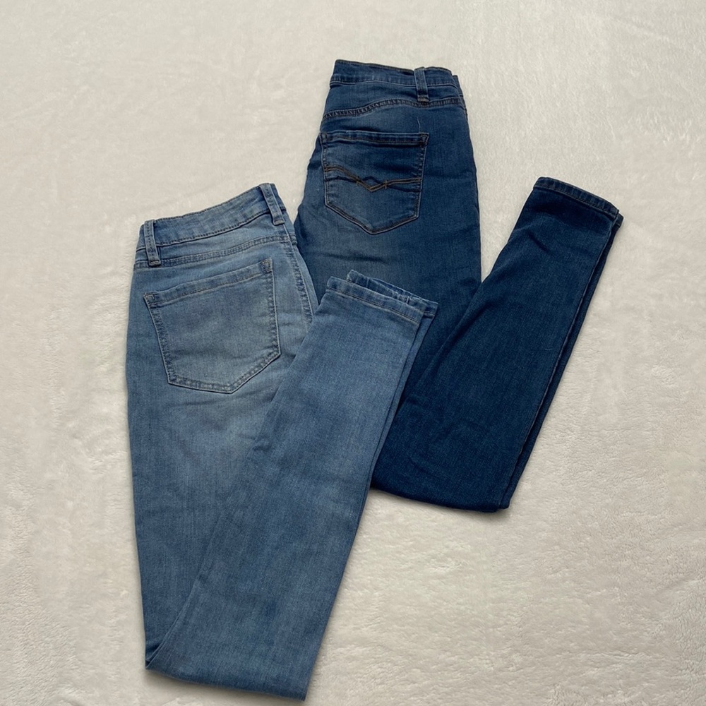 BUNDLE of TWO MUDD JEAN LEGGINGS with FLX Stretch Technology